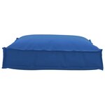 vidaXL Coussin pour assise de palette Bleu royal 70 x 70 x 12 cm