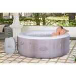 Bestway spa gonflable lay-z-spa cancun airjet - rond - 2 a 4 personnes - 180 x 66 cm