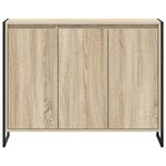 vidaXL Meuble d'appoint Sonoma 96 5 x 30 x 75 cm Bois d'ingénierie