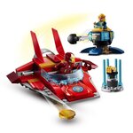 Lego 76170 marvel avengers iron man contre thanos jouet avec 2 figurines pour enfants de 4 ans et +