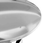 vidaXL Extension de Conduit Argent 35 x 35 x 82 cm Acier inoxydable