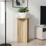 vidaXL Support de Plante 2 pièces Chêne Sonoma Ø40 x 60 cm