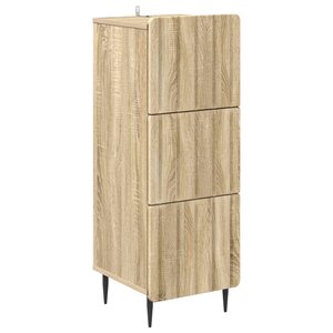 vidaXL Armoire à tiroirs 33 x 34 5 x 92 cm Bois d'ingénierie