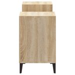 vidaXL Meuble TV Chêne sonoma 160x35x55 cm Bois d'ingénierie