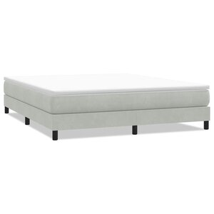 vidaXL Sommier à lattes de lit sans matelas 180x210 cm velours