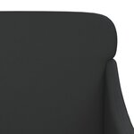 vidaXL Fauteuil Noir 63x76x80 cm Similicuir