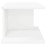 vidaXL Table de chevet Blanc 40 x 30 x 25 cm Bois d'ingénierie