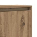 vidaXL Buffet Chêne artisanal 97 x 29 x 75 cm Bois d'ingénierie