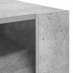vidaXL Table basse Gris béton 92 x 53 x 45 cm Bois d'ingénierie