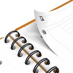 MEETINGBOOK A4+ 160p 90g lignée 6mm couverture polypro OXFORD