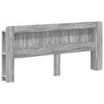 vidaXL Cabinet de Tête de Lit Sonoma gris Bois d’ingénierie