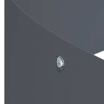 vidaXL Cache-pot de jardin Anthracite 120 x 120 x 20 cm Acier