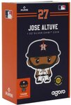 Pièce de monnaie en Argent 2 Dollars g 31.1 (1 oz) Millésime 2025 MLB Players Chibi JOSE ALTUVE MLB