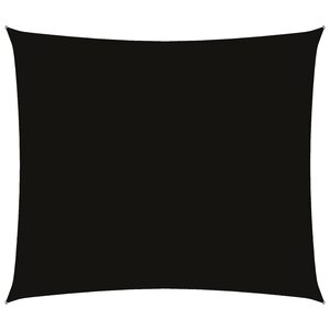 vidaXL Voile de parasol tissu oxford rectangulaire 2 5x3 m noir