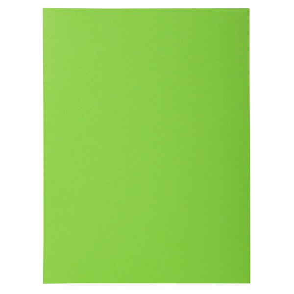 Paquet De 50 Chemises 1 Rabat Rock''s 210 - 24x32cm - Vert - X 5 - Exacompta