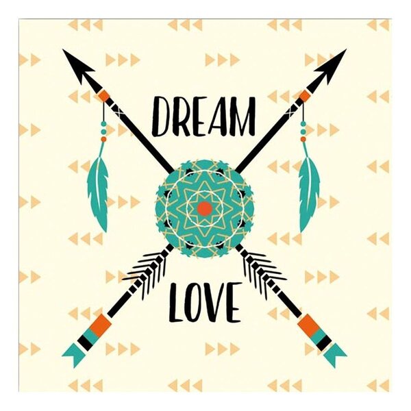 Petit cadre en bois collection apache - dream love