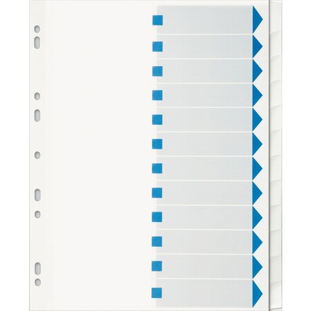 Intercalaires à onglets personnalisables IndexMaker en carte maxi A4+, 12 touches