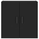 vidaXL Armoire murale noir 60x31x60 cm bois d'ingénierie