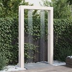vidaXL Douche d'extérieur 226 cm Blanc