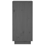vidaXL Buffet Gris 31 5x34x75 cm Bois massif de pin