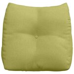 vidaXL Coussin de Dos Vert clair 45 x 24 x 50 cm tissu