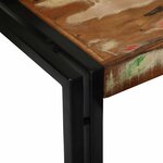 vidaXL Table Gigogne 3 Pièces Bois massif récupéré et métal