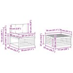 vidaXL Ensemble de canapés d'extérieur 8 pc Blanc et Beige Polyester