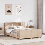 vidaXL Cadre de lit sans matelas 120x190 cm bois de pin massif