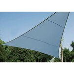 Perel Voile d'ombrage triangulaire 3 6 m Gris ardoise clair