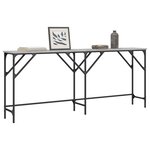 vidaXL Table console sonoma gris 180x29x75 cm bois d'ingénierie