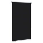 vidaXL Store enrouleur Protection UV Noir 80 x 230 cm Polyester