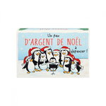 Boîte A Étrennes Pour Noël 8.3 x 5.5 x 1.8cm - Pingouins Un peu D'Argent ...
