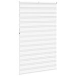 vidaXL Store zèbre blanc 140x230 cm largeur du tissu 135 9cm polyester