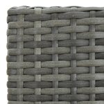 vidaXL Ensemble de bar de jardin avec coussins 7 Pièces Gris