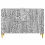 vidaXL Buffet Sonoma gris 89 x 34 5 x 60 cm Bois d'ingénierie