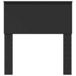 vidaXL Tête de lit avec tête de lit Chêne noir 80 cm Bois d'ingénierie