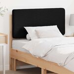 vidaXL Tête de lit capitonnée Marron et Noir 90 cm Pin massif
