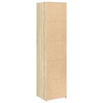 vidaXL Buffet haut chêne sonoma 45x41x185 cm bois d'ingénierie