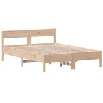 vidaXL Cadre de lit sans matelas 120x200 cm bois de pin massif