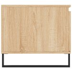 vidaXL Table basse Chêne sonoma 100x50x45 cm Bois d'ingénierie