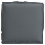 vidaXL Coussins de palette pour siège 2 Pièces Anthracite 40x40x8 cm Tissu Oxford
