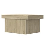vidaXL Table basse chêne sonoma 80x55x40 cm bois d'ingénierie