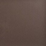 vidaXL Chaise longue avec coussins marron similicuir