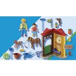 Playmobil - 70501 - starter pack box et poneys