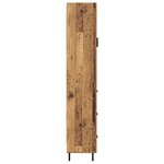 vidaXL Haut Armoire Bois Ancien 34 5 x 34 x 180 cm Bois d'ingénierie