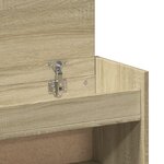 vidaXL Armoire à chaussures chêne sonoma bois d'ingénierie