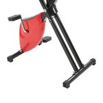 Vidaxl vélo d'appartement x-bike resistance à courroie rouge