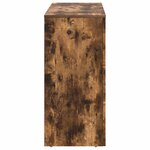 vidaXL Table basse Chêne fumé 102 x 35 x 75 cm Bois d'ingénierie
