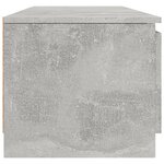 vidaXL Meuble TV Gris béton 140x40x35 5 cm Bois d'ingénierie