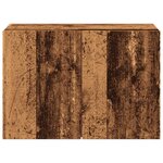 vidaXL Meuble TV mural vieux bois 60x30x41 cm